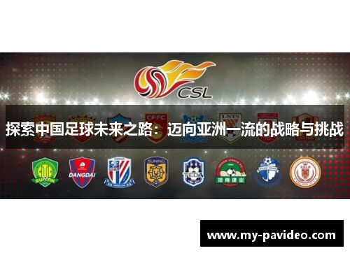 探索中国足球未来之路：迈向亚洲一流的战略与挑战